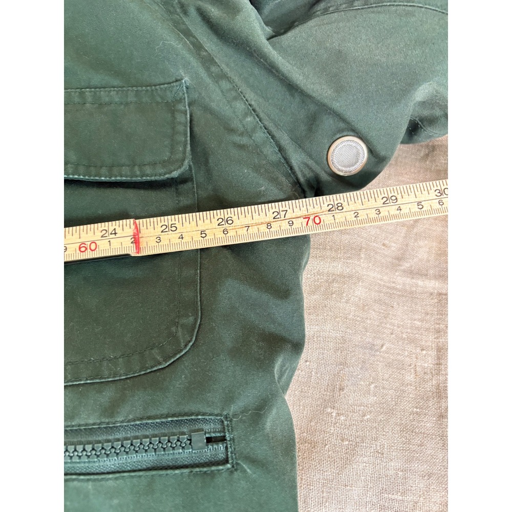 Moose Creek Mens XL Field Jacket Green Insulated Flannel Lined Hooded Parka Coat - Picture 5 of 10